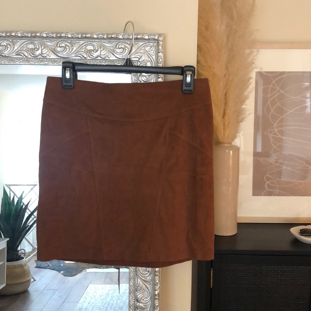 Brown Suede Skirt 🤎
